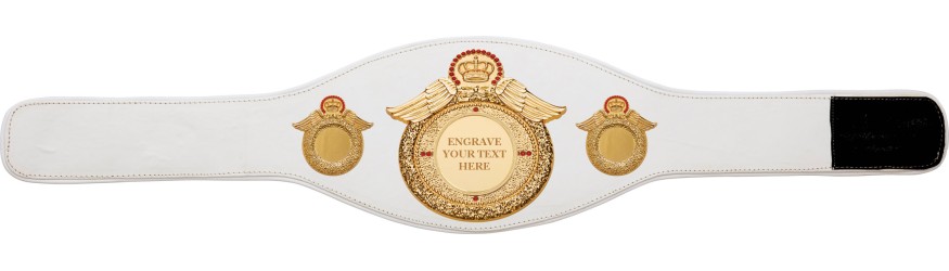 CHAMPIONSHIP BELT PROWING/G/ENGRAVE - AVAILABLE IN 6+ COLOURS
